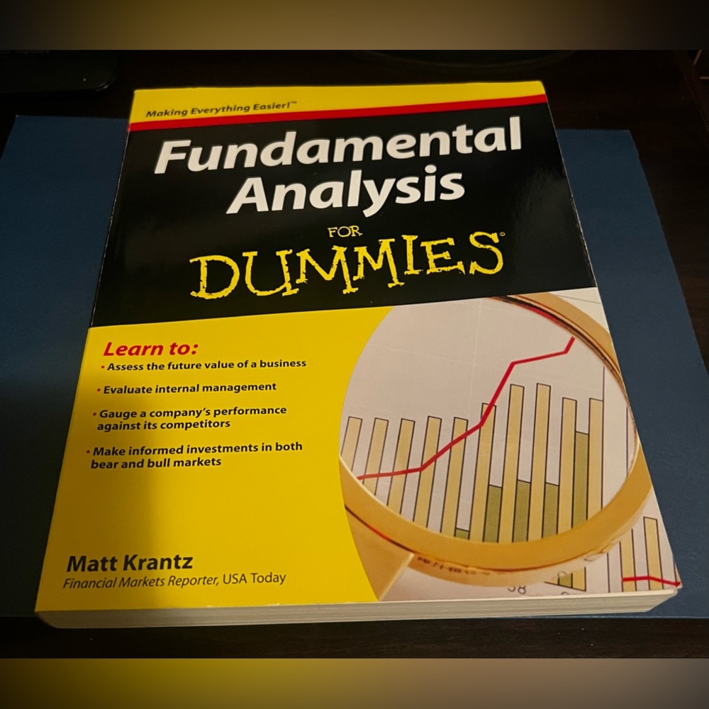 Fundamental Analysis For Dummies Paperback by Matt Krantz